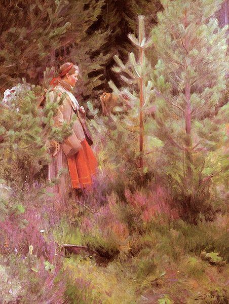 Anders Zorn Vallkulla oil painting picture